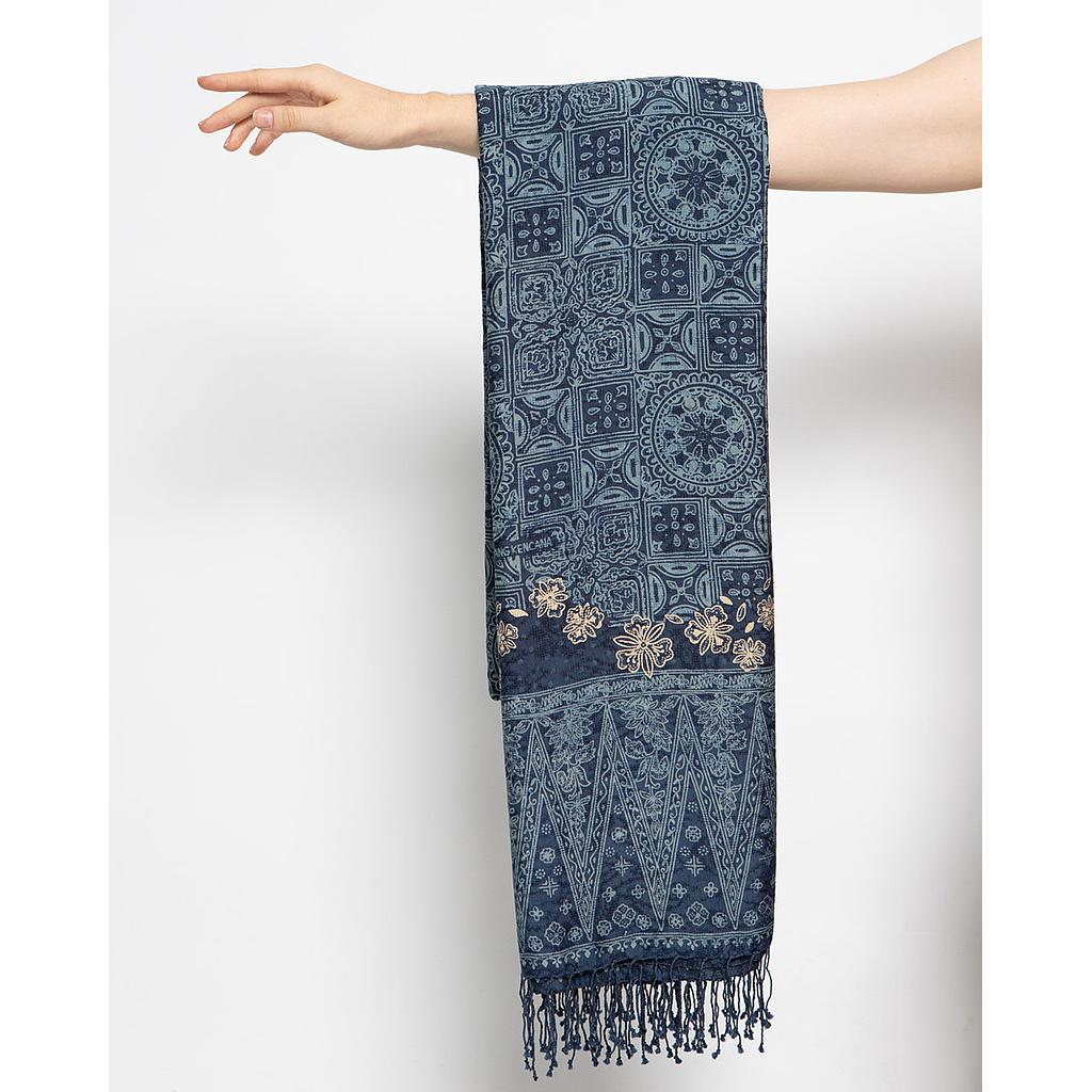 Shawl Batik Hand Loom Silk