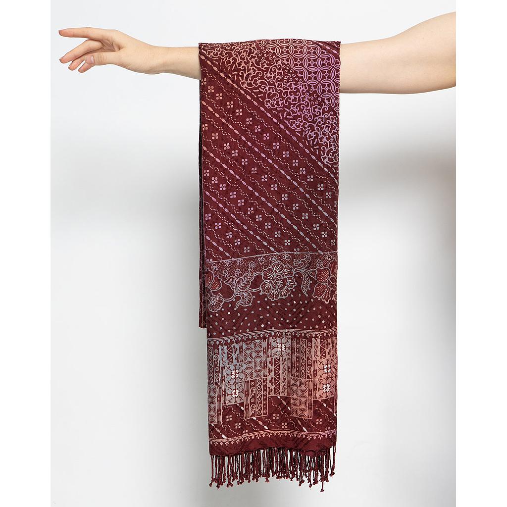 Shawl Batik Machine Loom