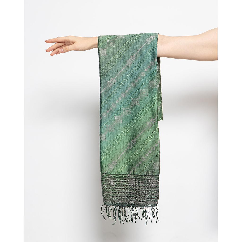Shawl Batik Hand Loom Silk