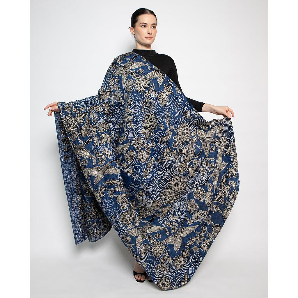Fabric Batik Hand Drawn Loom Silk