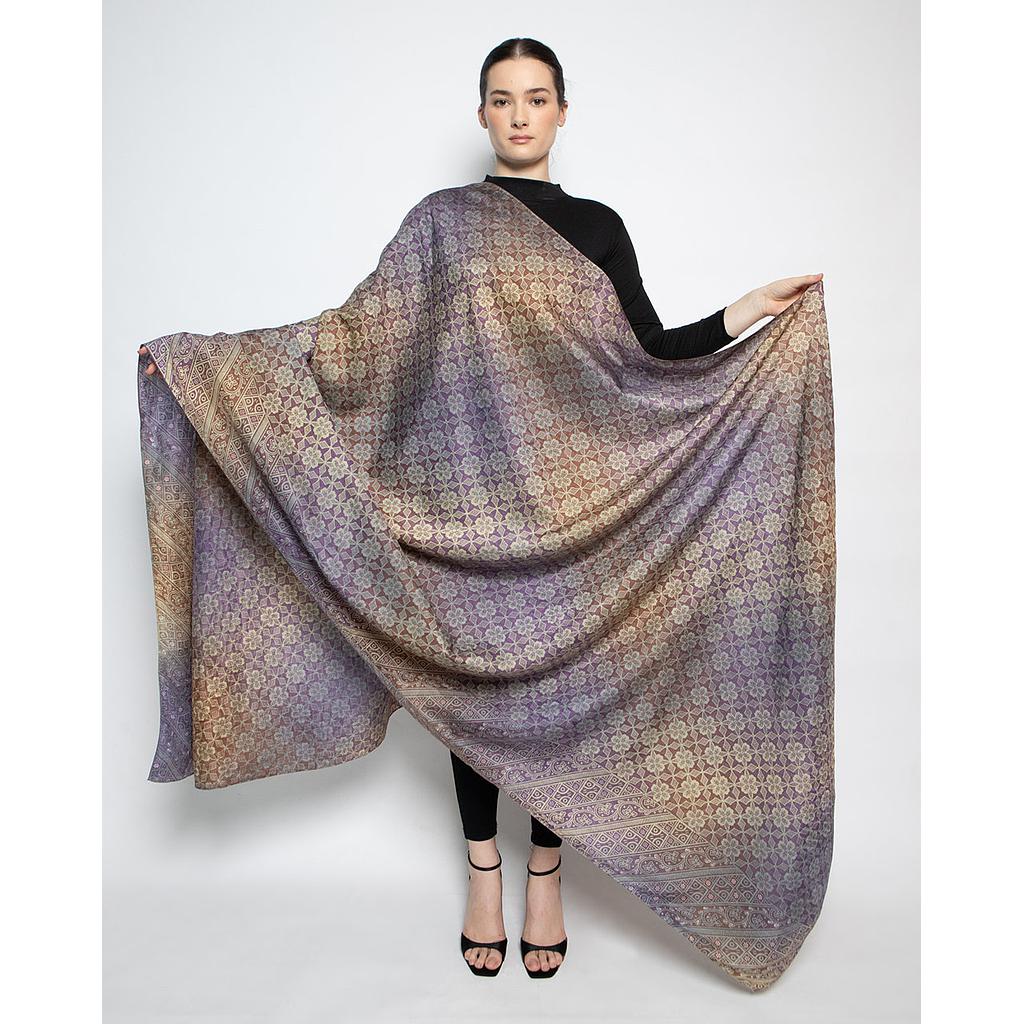 Fabric Batik Stamped Hand Loom Silk