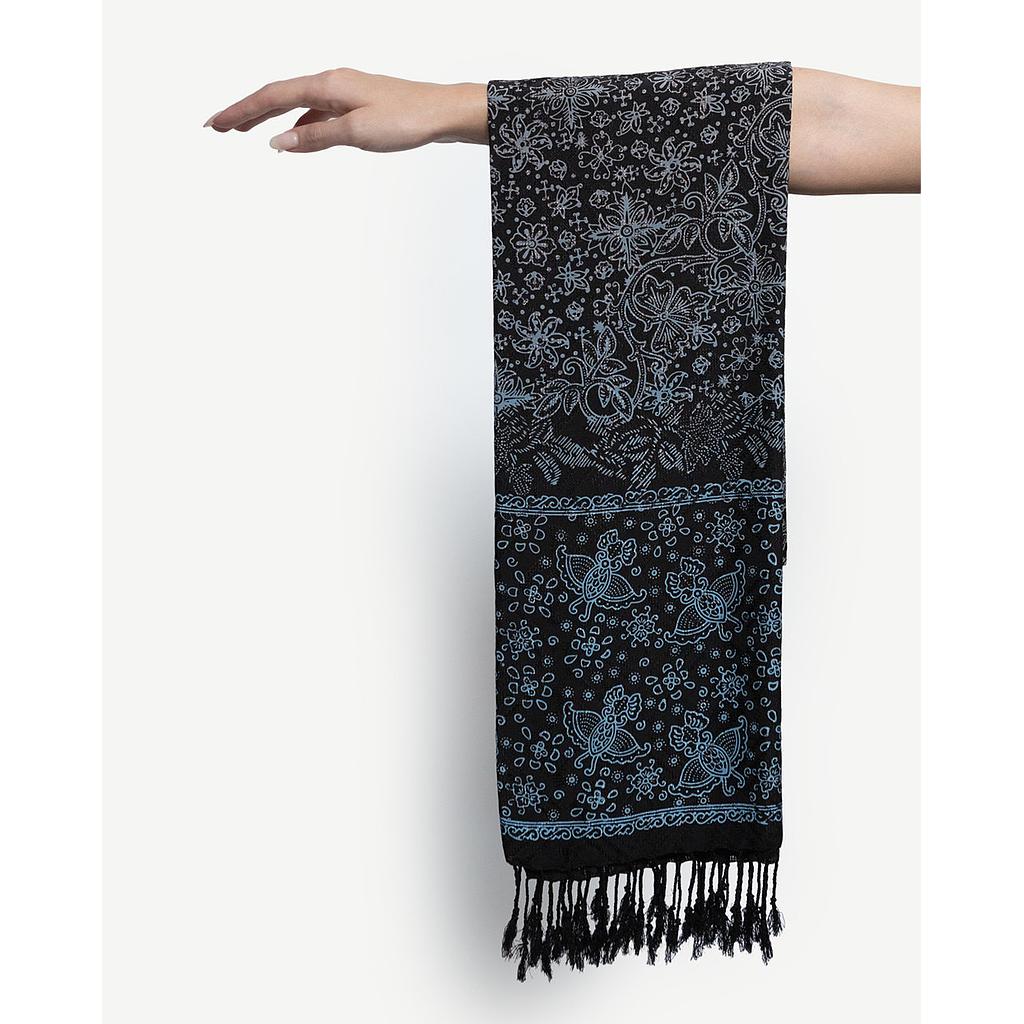 Shawl Batik Machine Loomed