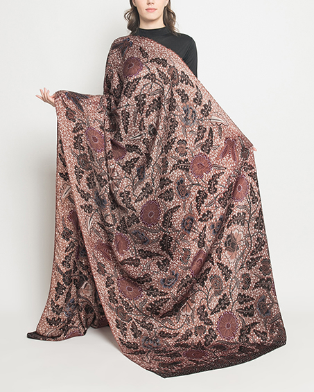 Bunga Dahlia Tanahan Coklat Hitam