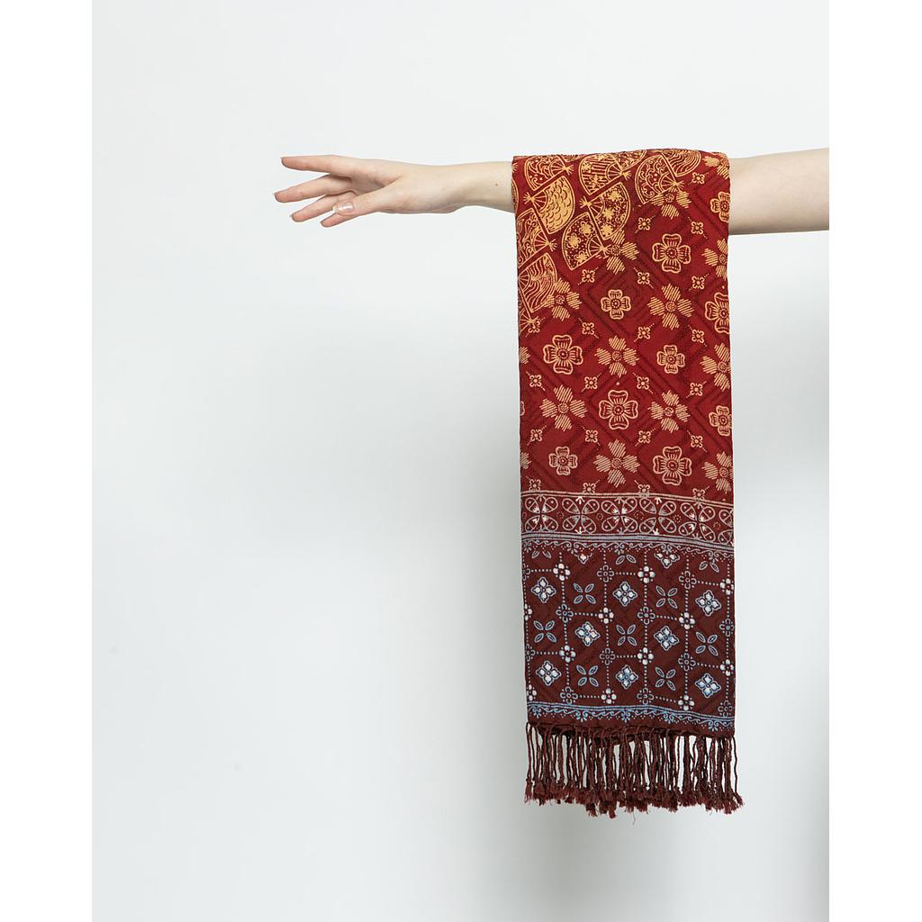 SHAWL BATIK MACHINE LOOMED