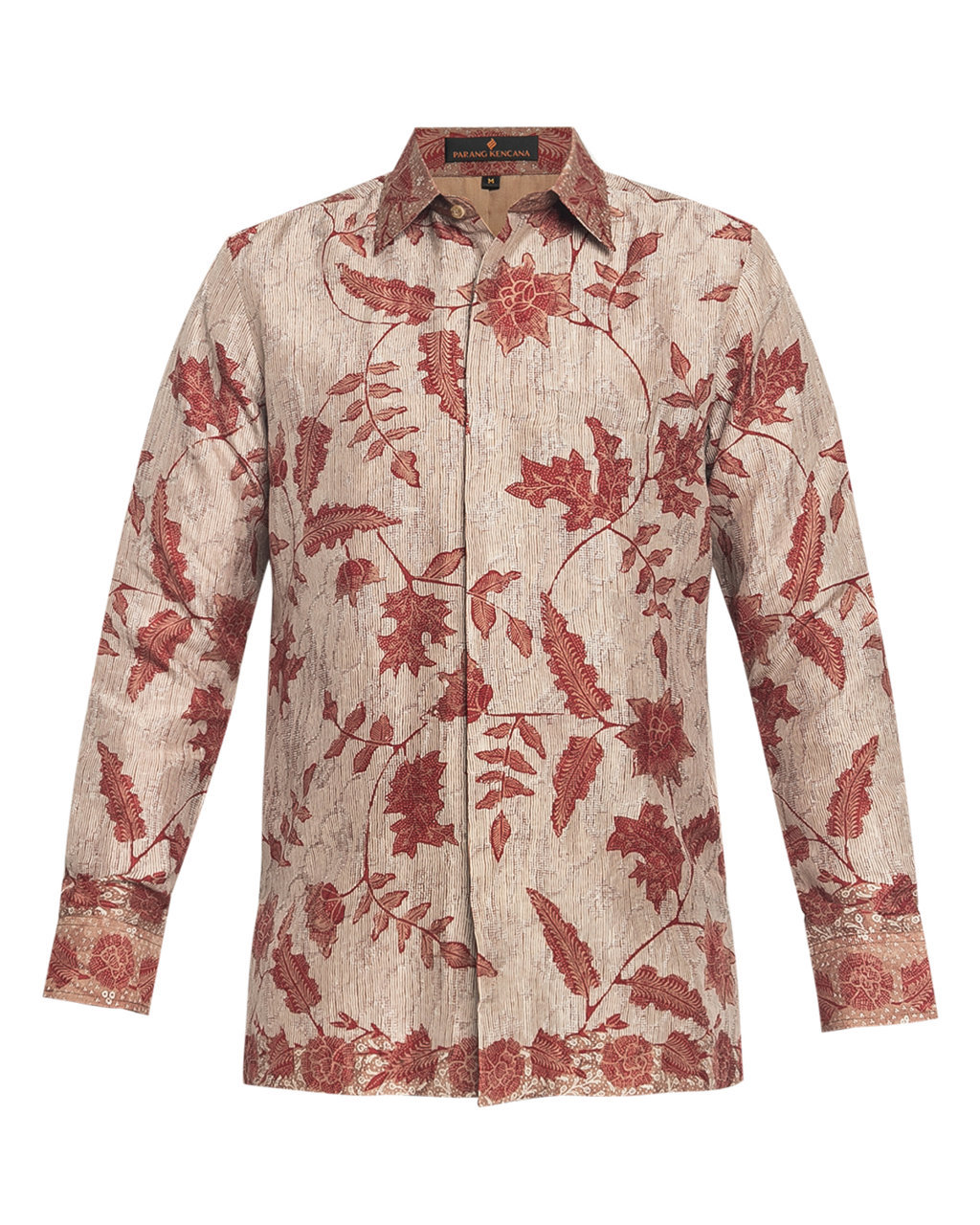 Kemeja ATBM Tulis Motif Jagat Daun Rambat Mix Colour