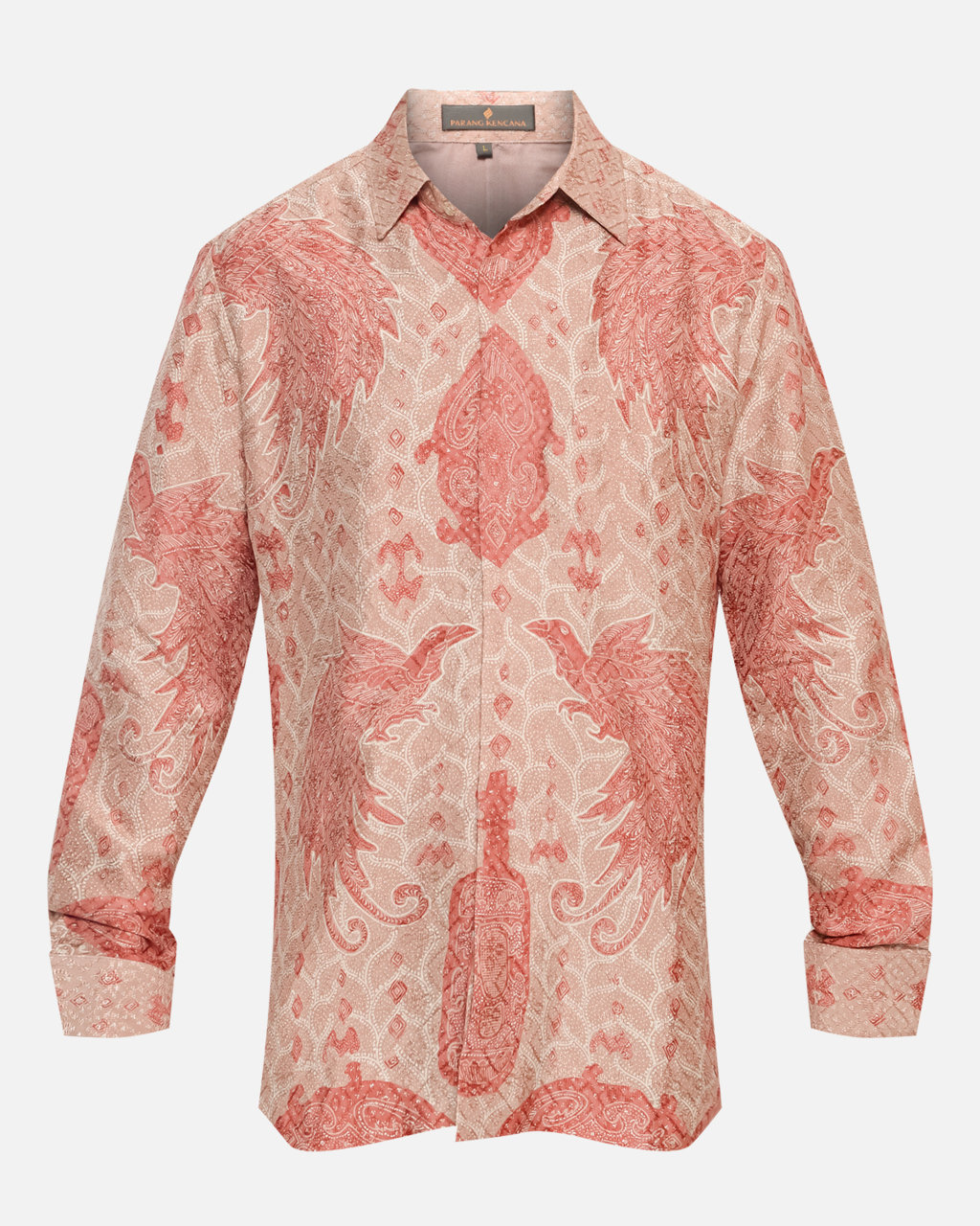 Hand-Drawn Batik Shirt With Papua Burung Cendrawasih Pattern