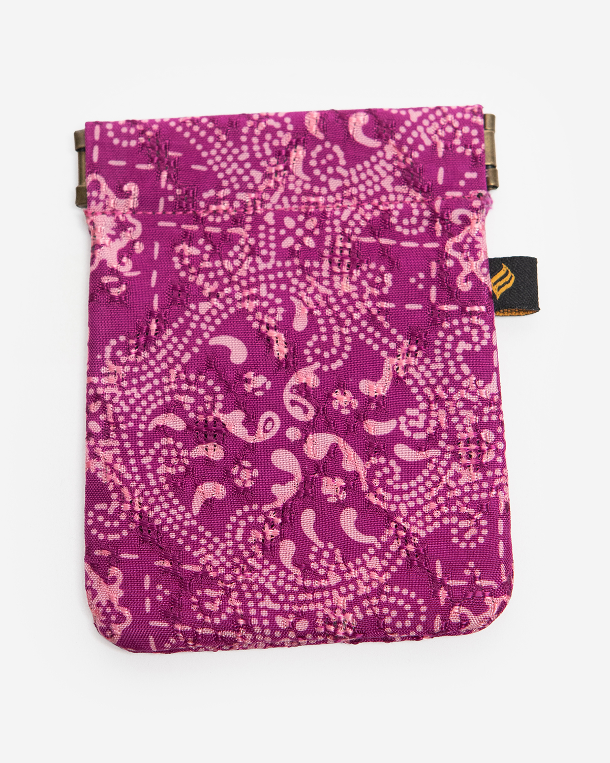 Card Holder Batik Stamped Flex Frame