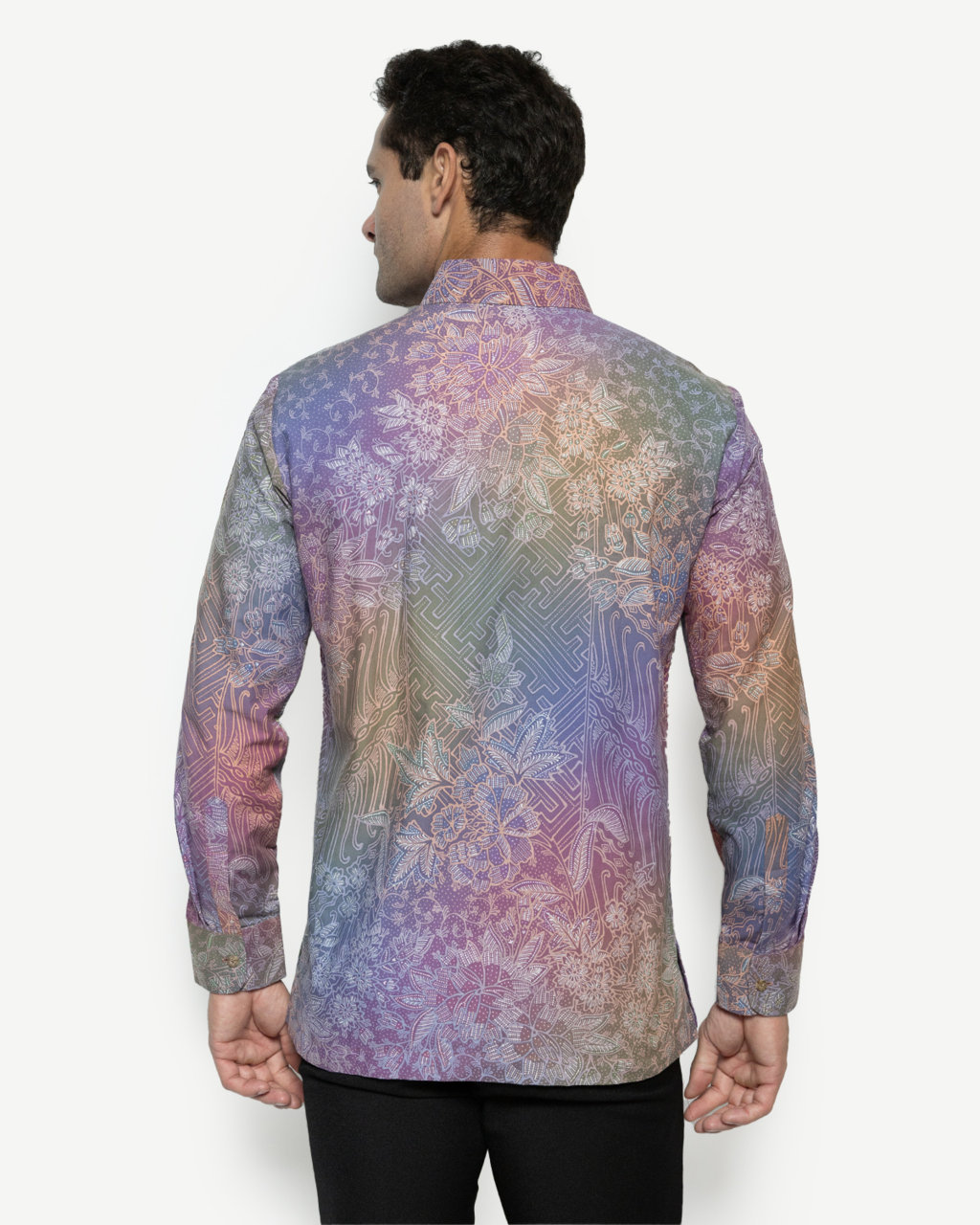Hand-Drawn Batik Shirt With Junjung Drajat Boket Seling Parang Banji Pattern
